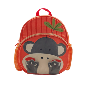 Naka-print na Monkey Children's Backpack
