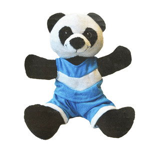 'Krijoni lodr&euml;n tuaj panda prej pelushi t&euml; punuar me dor&euml;!